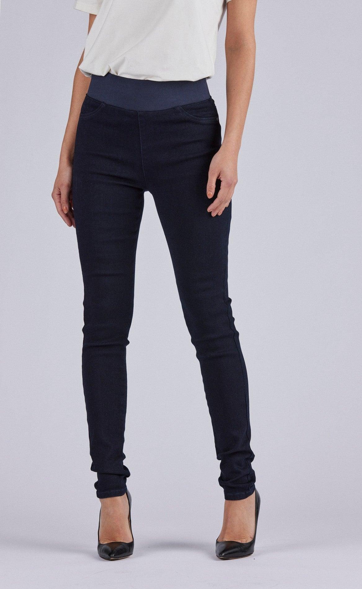 Freequent Bukser Shantal Denim Dark Blue