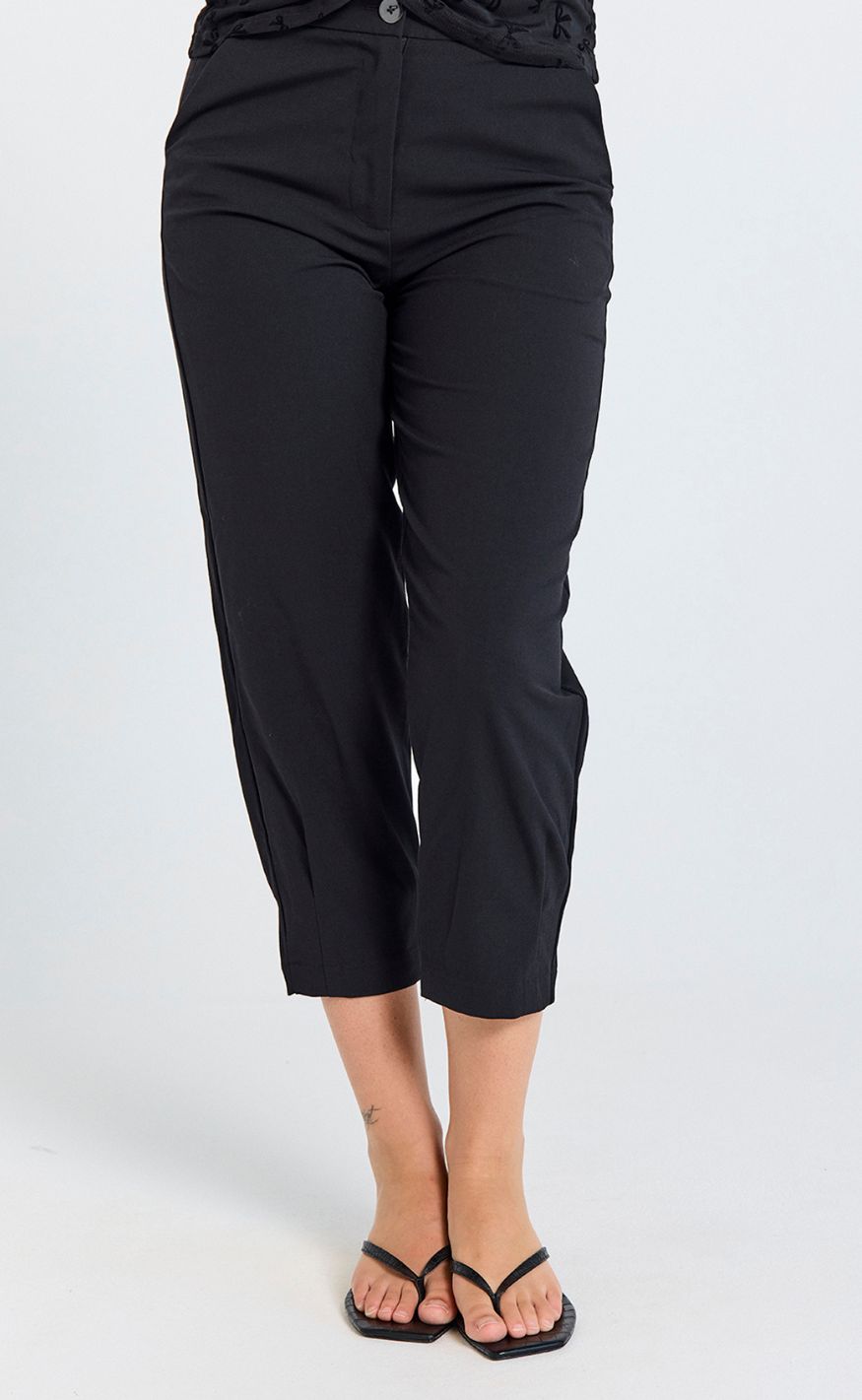 Freequent Bukser Swift Black