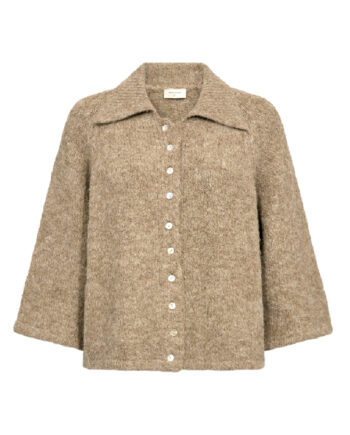 Freequent Cardigan Grslulu Silver Mink Melange