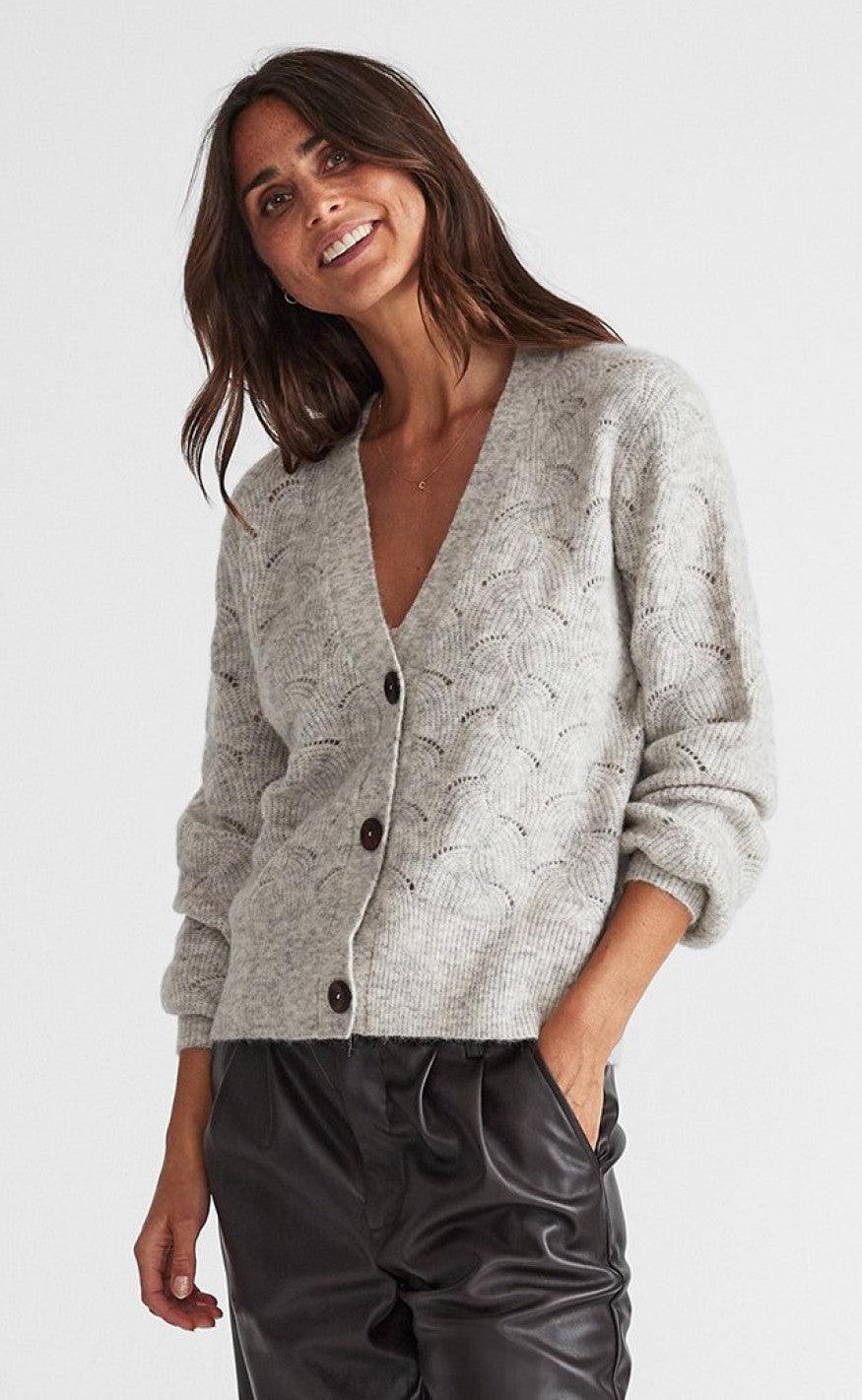 Freequent Cardigan Hill Oatmeal Melange