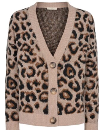 Freequent Cardigan Leoa Silver Mink Mix