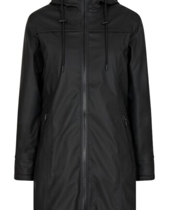 Freequent Jakke Rain Black
