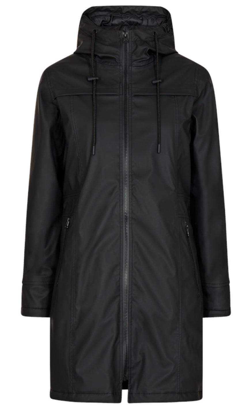 Freequent Jakke Rain Black