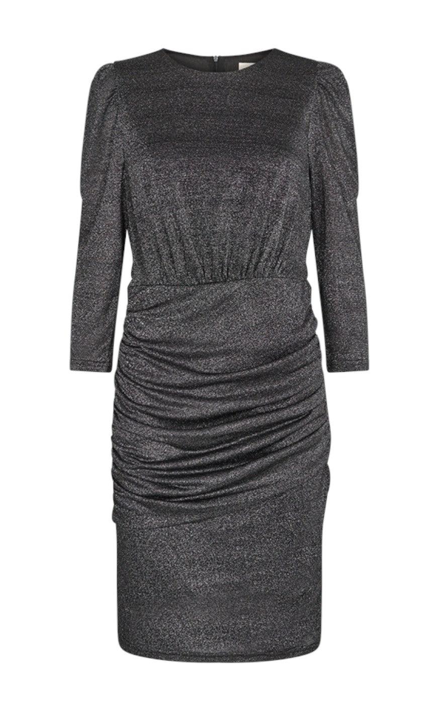 Freequent Kjole Nalux Black With Silver