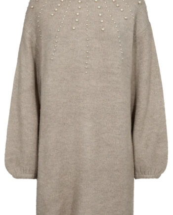 Freequent Kjole Pearl Simply Taupe Melange