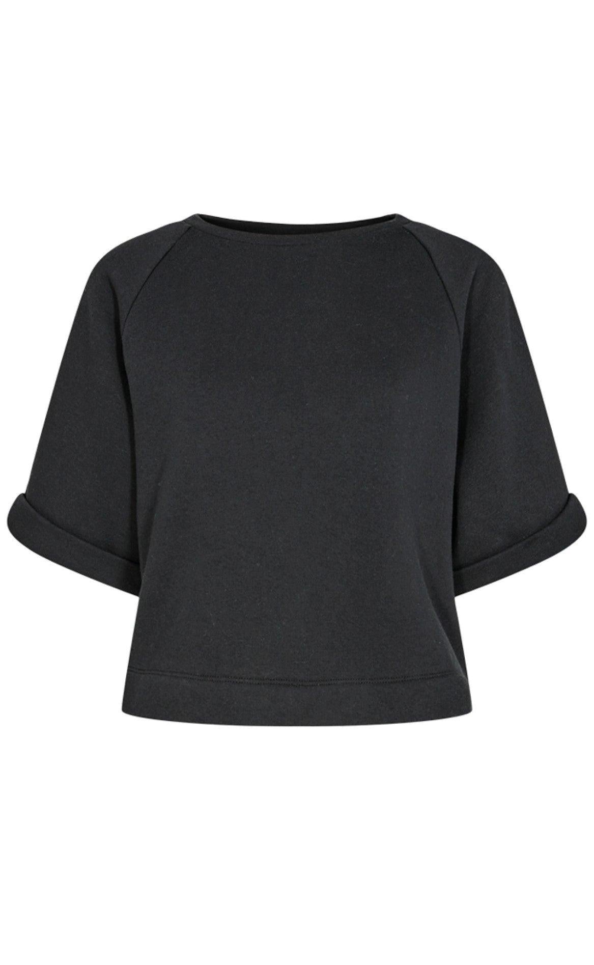 Freequent Pullover Curly Black