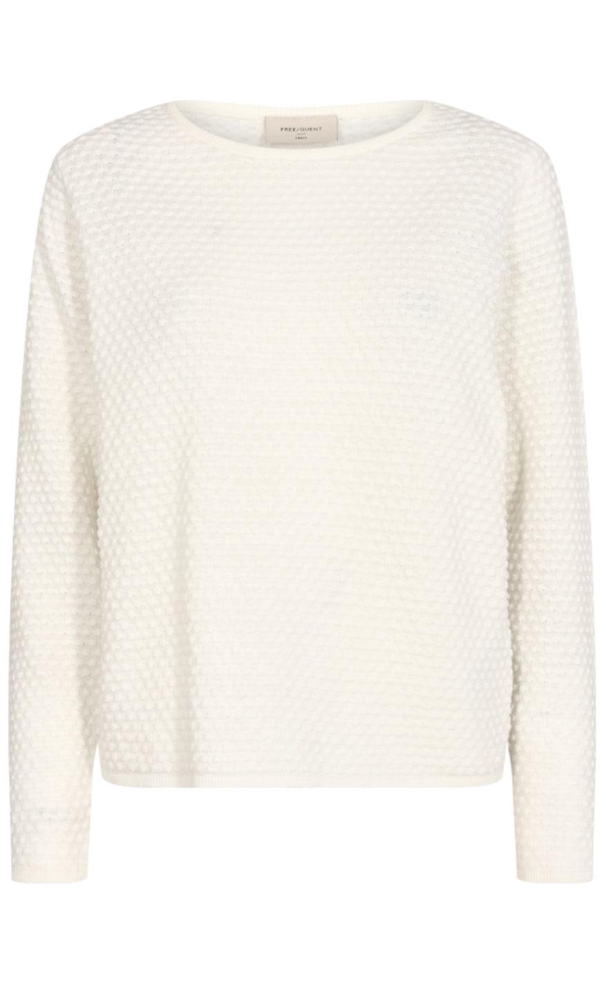 Freequent Pullover Dodo Dottie Offwhite