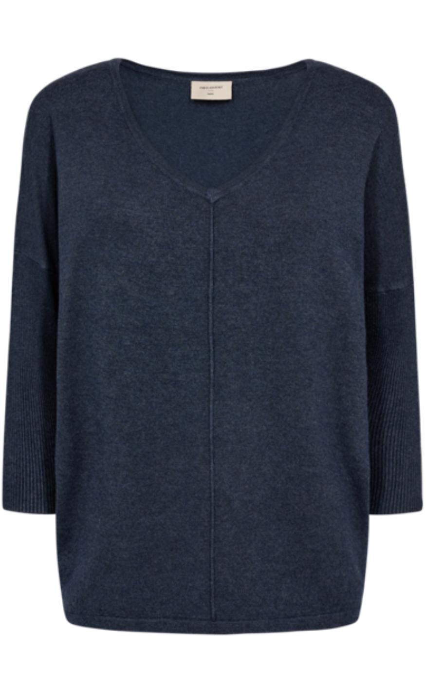 Freequent Pullover Jone Vintage Indigo Melange