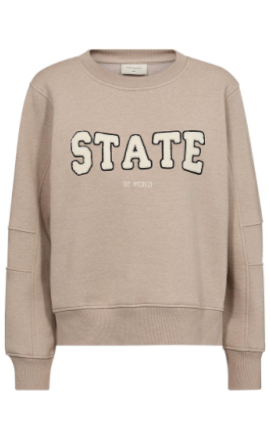 Freequent Pullover Prosit Simply Taupe Melange Tofu