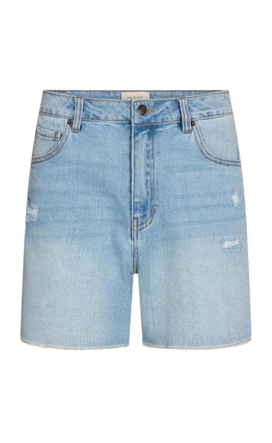 Freequent Shorts Bagger Light Blue