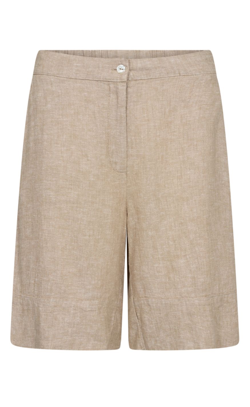 Freequent Shorts Lava Straight Sand Melange