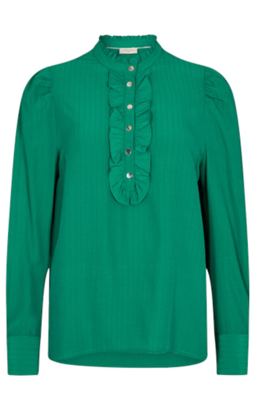 Freequent Skjorte April Pepper Green