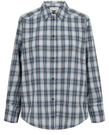 Freequent Skjorte Mika Star Off-white    Navy Blazer