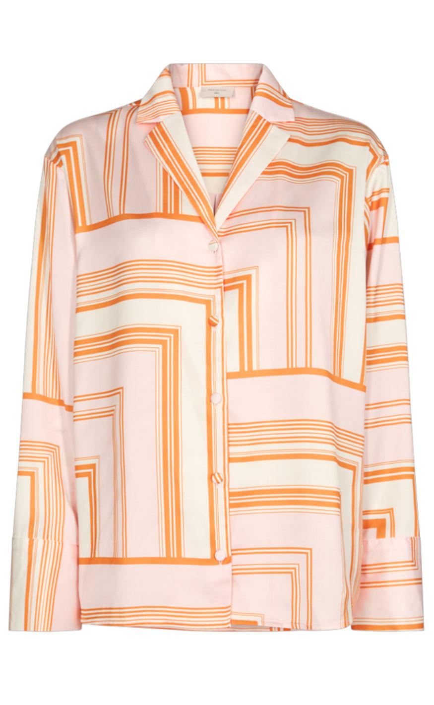 Freequent Skjorte Semia Flame Orange