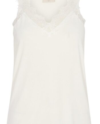 Freequent Top Bicco Rib Off White
