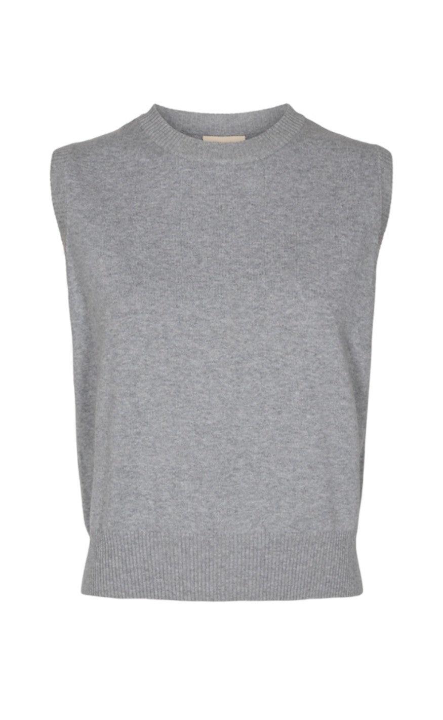 Freequent Vest Amazy Grey Melange