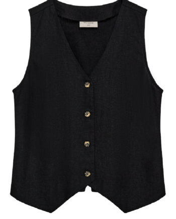 Freequent Vest Lava Black
