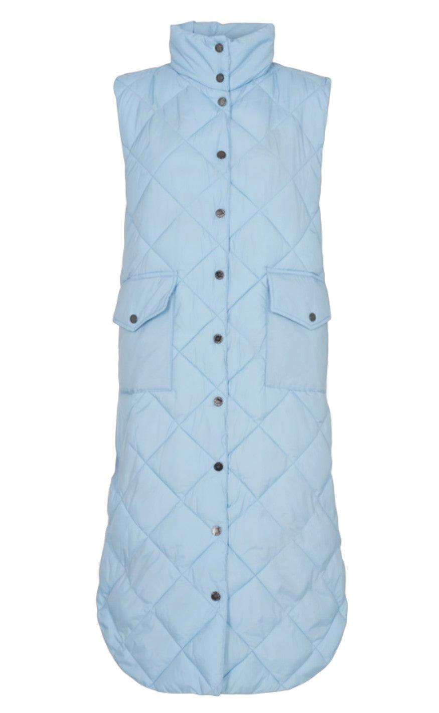 Freequent Vest Olga Chambray Blue