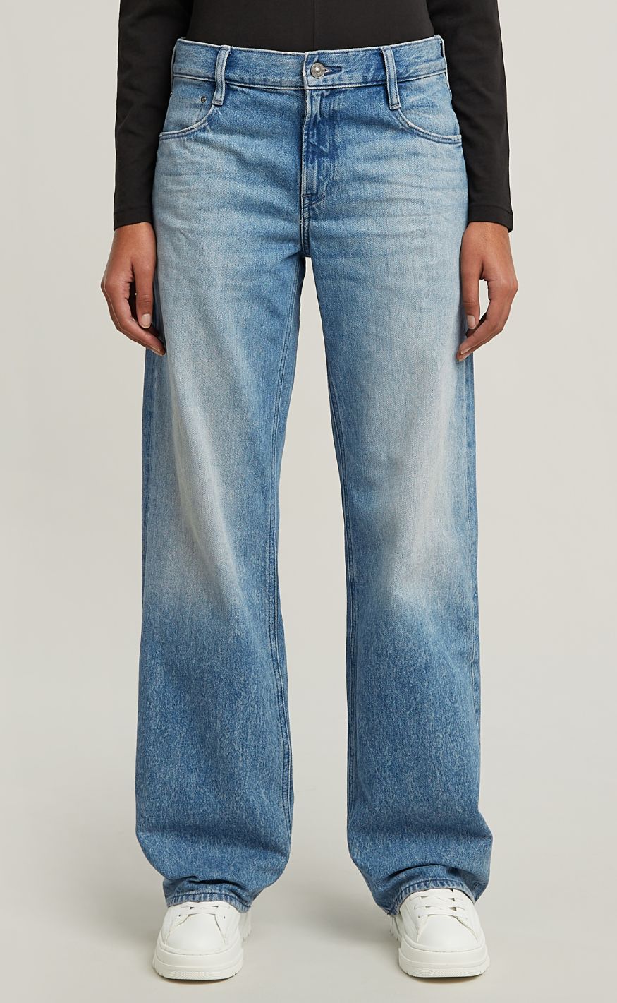 -star Bukser Judee Loose Sun Faded Air Force Blue
