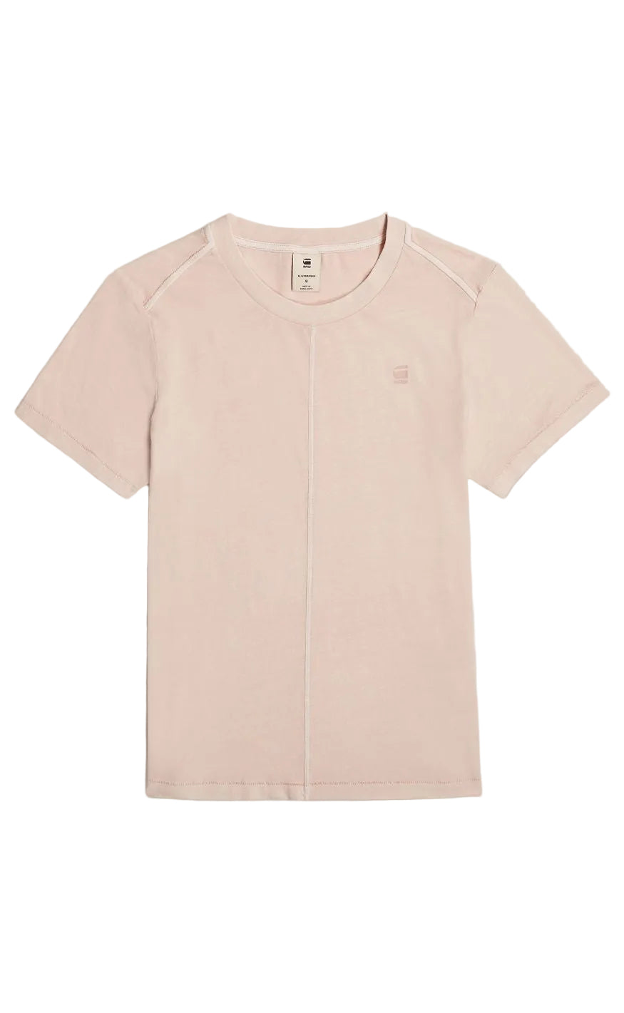 -star  -shirt Overdyed     Wmn Liquid Pink Gd