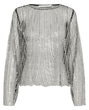 Gestuz Bluse Sibba Black Silver