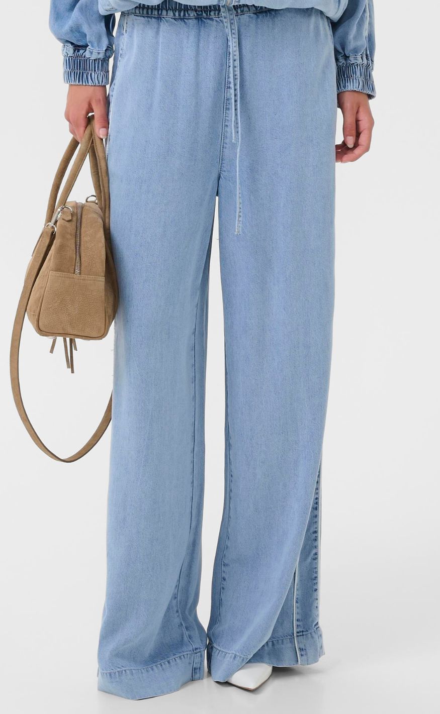 Gestuz Bukser Sea Mid Denim Blue