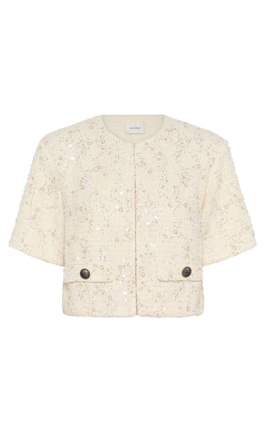 Gestuz Jakke Chanaya Off White Pearls