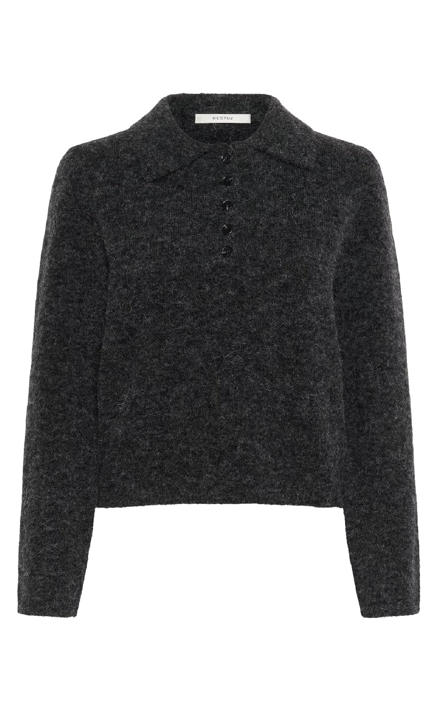 Gestuz Pullover Alpha Charcoal Melange