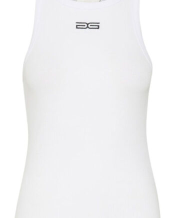Gestuz Top Drew Logo Bright White