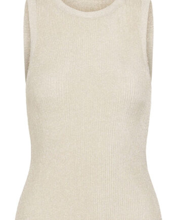 Gestuz Top Silvi Champagne Silver