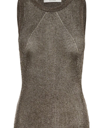 Gestuz Top Silvi Warm Grey Metallic