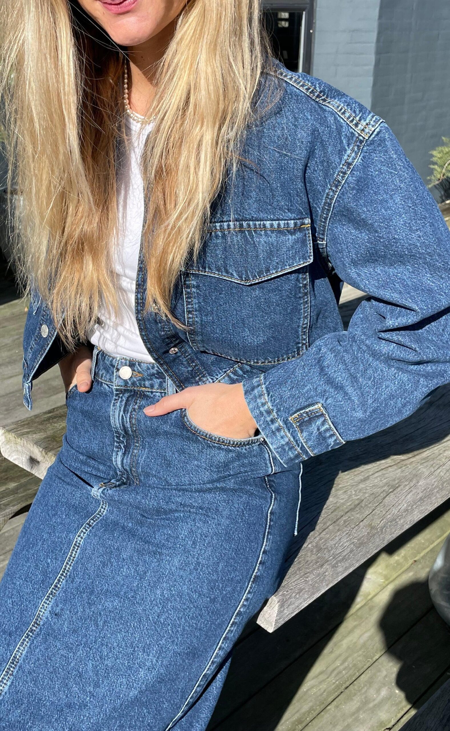Global Funk Jakke Tyrese- Mid Vintage Blue