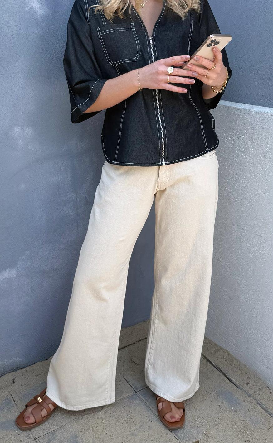 Global Funk Jeans Kendera Ecru