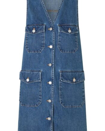 Global Funk Kjole Cailo Mid Vintage Blue