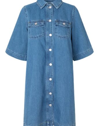 Global Funk Kjole  -mira Mid Vintage Blue