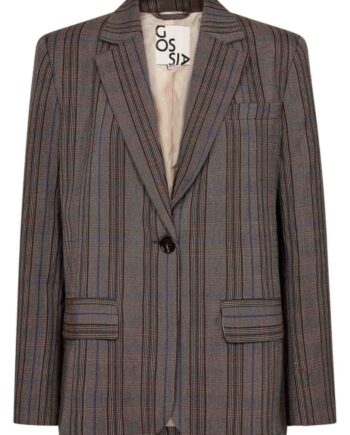 Gossia Blazer Beatrice Brown Blue Checks