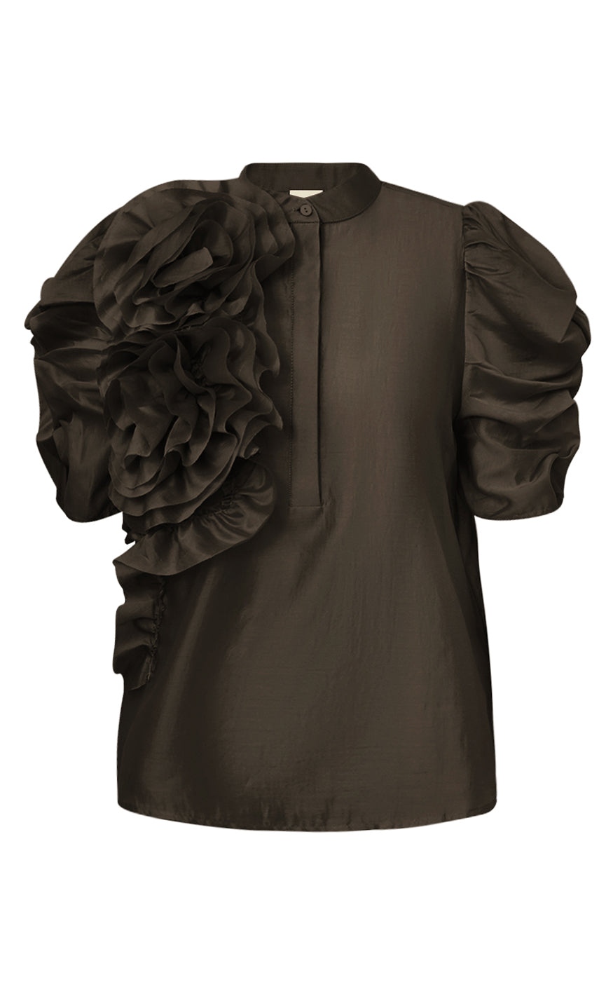 Gossia Bluse Annsofi Coffee