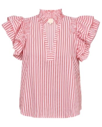 Gossia Bluse Dalila Cream Red Stripes