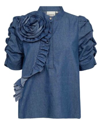Gossia Bluse Zabina Denim Chambrey