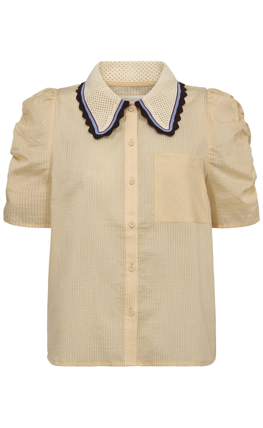 Gossia Skjorte Ally Soft Lemon Stripes