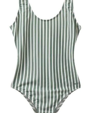 H2o Badedragt Stripe Swim Army
