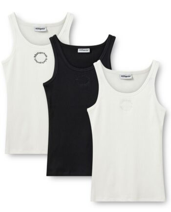 H2o Fagerholt Top   Pack Tank Top White Black