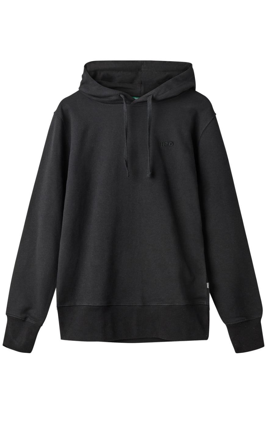 H2o Hoodie Happy Organic Black