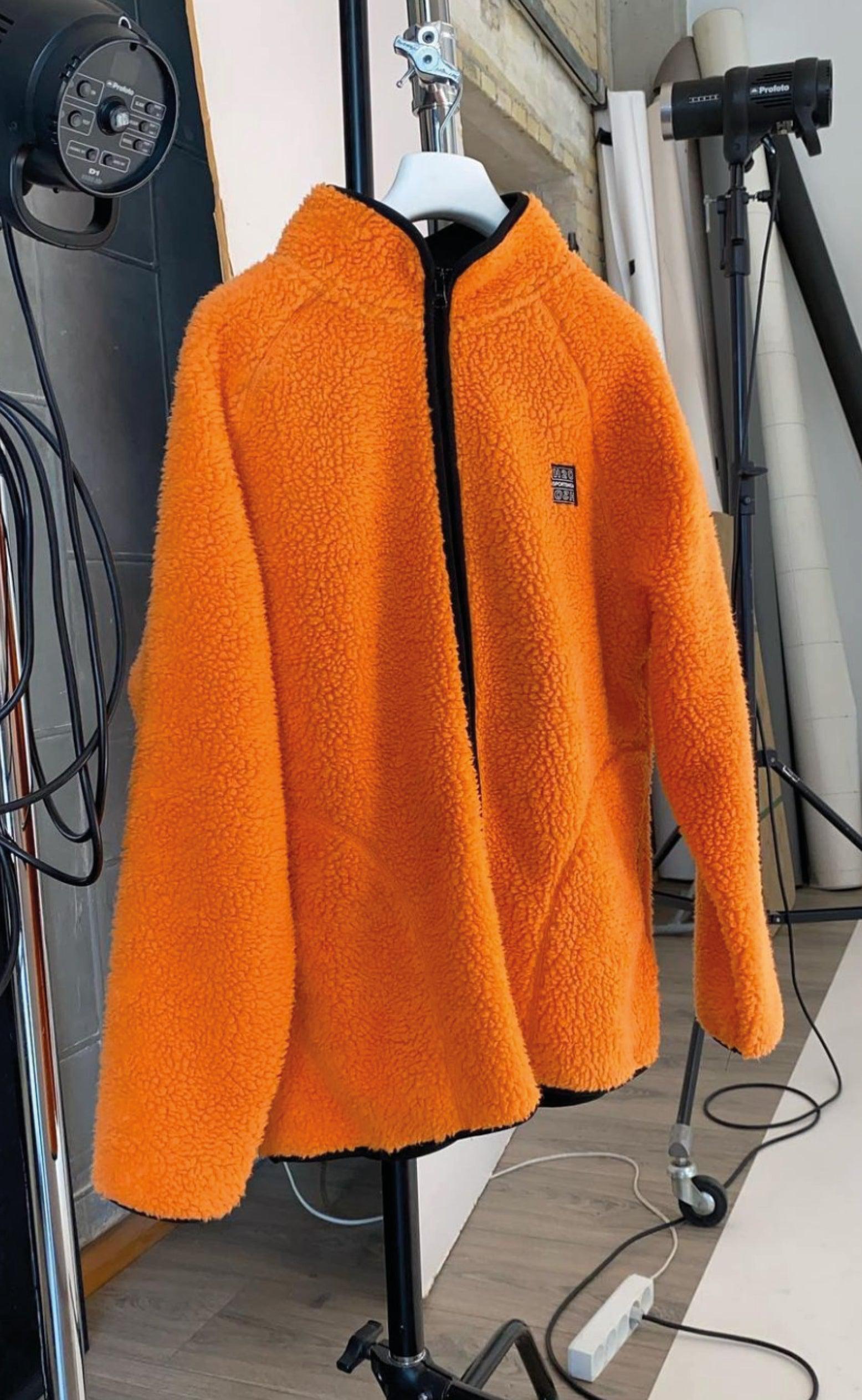 H2o Jakke Langli Pile Oriole Orange