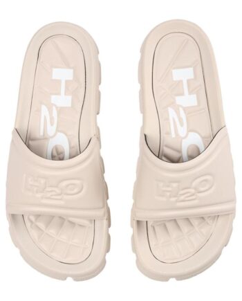 H2o Sandal Trek Sand    White Logo