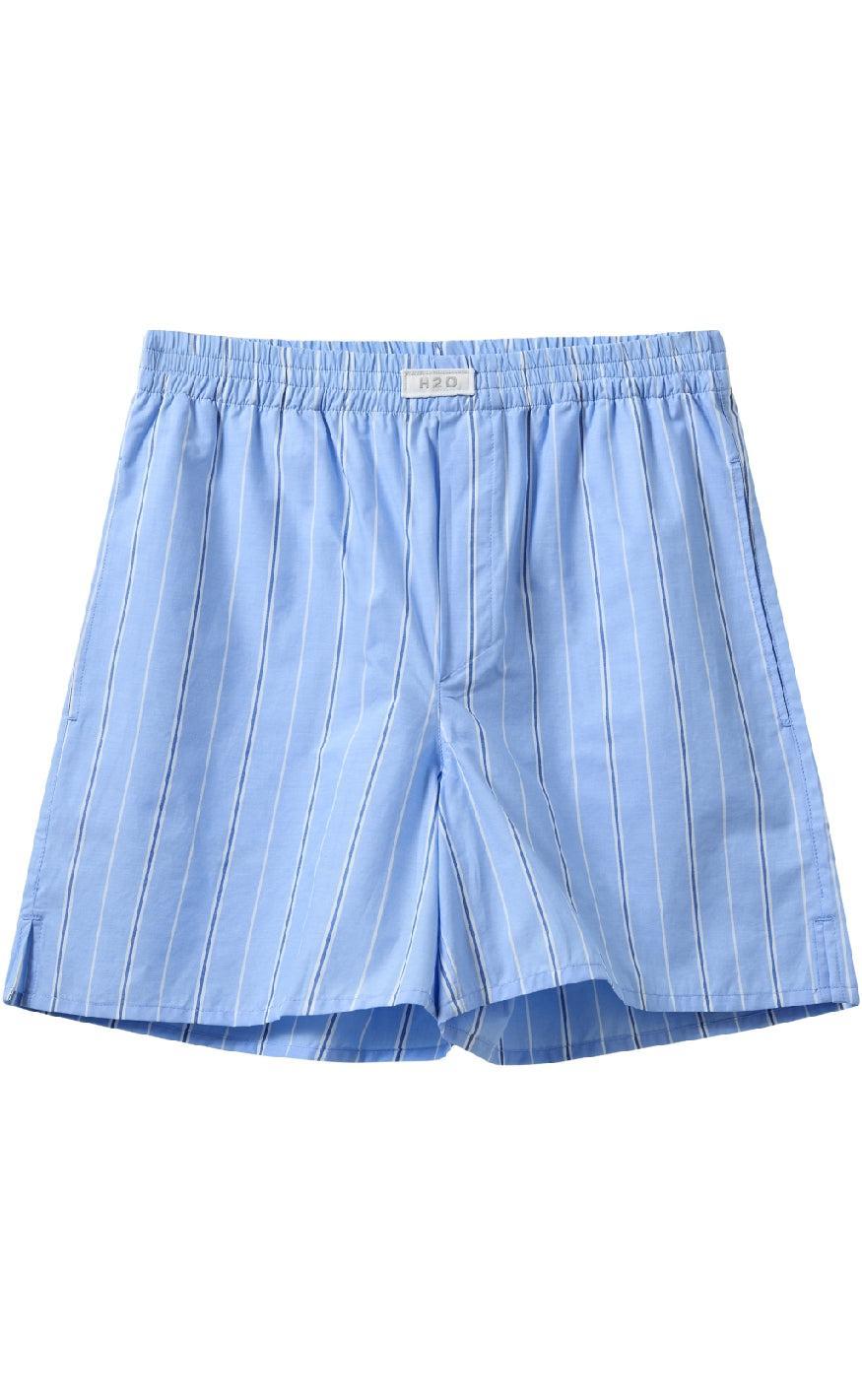 H2o Shorts Rønne Essential Light Blue White Blue