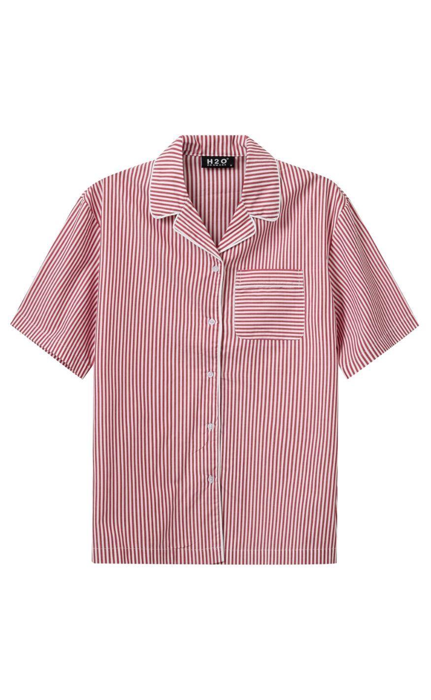 H2o Skjorte Rønne Essential Red White