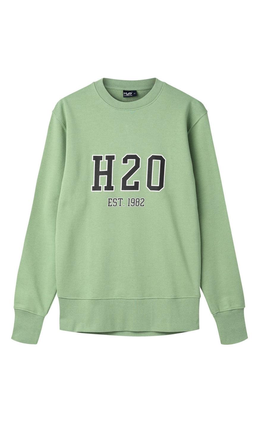 H2o Sweater College Sweat 39 Neck Sea Grass