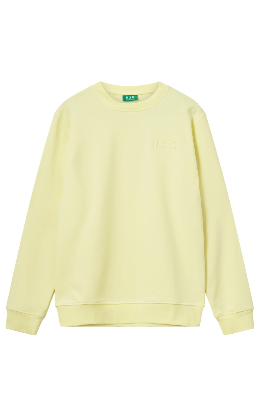 H2o Sweatshirt Langø Sweat   39 Neck Fresh Lemon