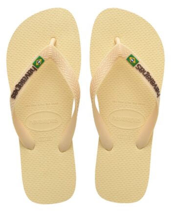 Havaianas Klipklapper   Sandal Brasil Logo Buttercream
